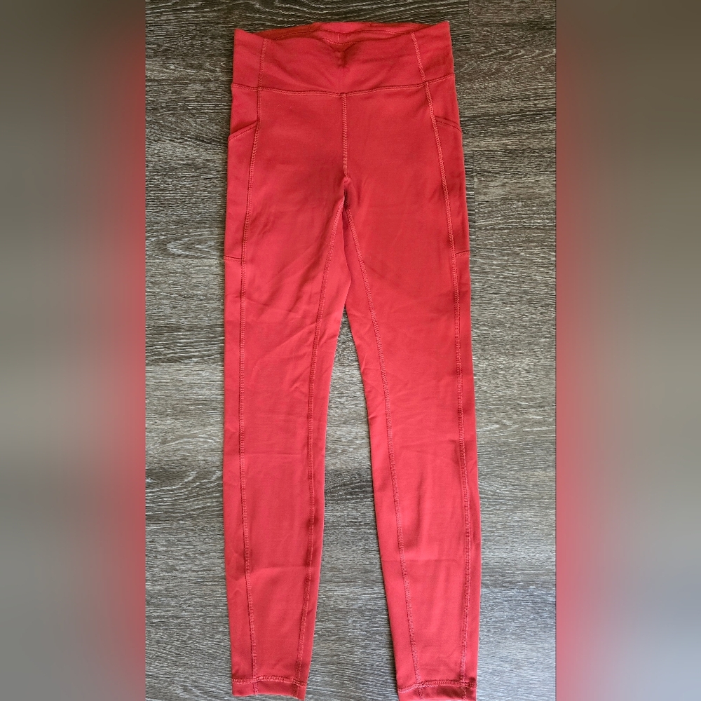 Lululemon Invigorate HR Leggings Cayenne Size 6 28" - Picture 2 of 7